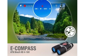 Image of ATN BinoX-HD 4x Smart Day and Night Binocular w/ GPS DGBNBNHDX2