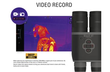 Image of ATN Binox-THD 384-2-8x Thermal Binocular, Black / Grey, TIBNBX4382L