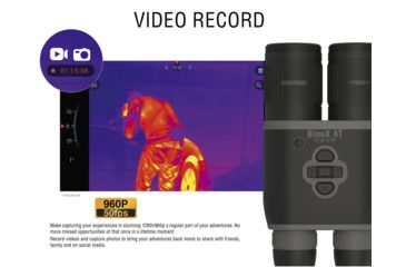 Image of ATN Binox-THD 384-4.5-18x Thermal Binocular, Black / Grey, TIBNBX4384L