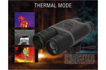 Image of ATN Binox-THD 384-4.5-18x Thermal Binocular, Black / Grey, TIBNBX4384L