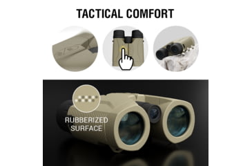 Image of ATN LRF 3000 10x42mm Roof Ballistics Laser Rangefinding Binocular, Army Brown, BN1042LRF3k