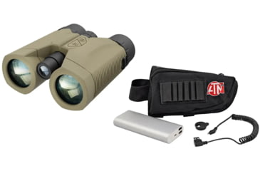 Image of ATN LRF 2000 10x42mm Roof Ballistics Laser Rangefinding Binocular &amp; ATN Extended Power 20,000 mAh Battery Kit