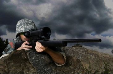 Image of ATN Mars4x Night Vision Weapon Scope Gen3 64 lp/mm NVWSMRS430