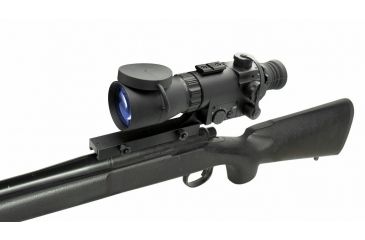 Image of ATN MK 350 Guardian Night Vision Rifle Scope, Black w/ Red on Green Reticle, Factory DEMO - NVWSM35010-DEMO