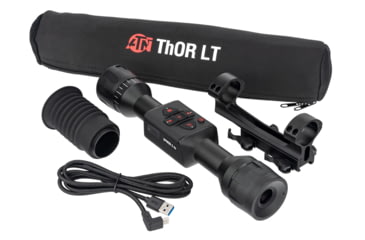 Image of EDEMO ATN OPMOD Thor LT 320 2-4x19mm Thermal Imaging Rifle Scope, 60 Hz, 320x240, Black, TIWSTLT319O, EDEMO1