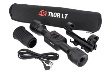 Image of ATN OPMOD Thor LT 320, 3-6x, 25mm Thermal Imaging Rifle Scope, Black, TIWSTLT325O