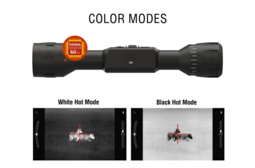 Image of ATN OPMOD Thor LT 320 Thermal Imaging Rifle Scope, 5-10x, 50mm, 320x240 pixels, w/ Exclusive Reticle and ATN Quick Detach Mount, Black, TIWSTLT350O