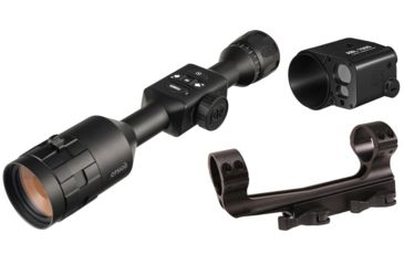 Image of ATN OPMOD X-Sight 4K Pro 3-14x Smart Ultra HD Day/Night Hunting Rifle Scope w/ ATN 1,000yd Auxiliary Ballistic Laser Rangefinder and QD Scope Mounting System