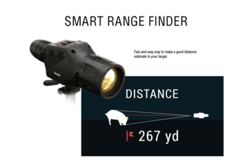 Image of ATN OTS 4T, 1-10x, 640x480, Thermal Viewer w/ Full HD Video rec, WiFi, Smooth zoom, iOS/Android Controlling App, Black, TIMNO4641A
