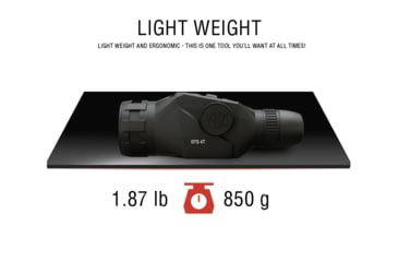 Image of ATN OTS 4T, 1-10x, 640x480, Thermal Viewer w/ Full HD Video rec, WiFi, Smooth zoom, iOS/Android Controlling App, Black, TIMNO4641A