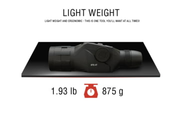 Image of ATN OTS 4T, 4.5-18x, 384x288, Thermal Viewer w/ Full HD Video rec, WiFi, Smooth zoom, iOS/Android Controlling App, Black, TIMNO4384A