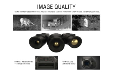 Image of ATN OTS LT 320 6-12x Thermal Viewer, 25mm, 320x240, Black, TIMNOLT350X