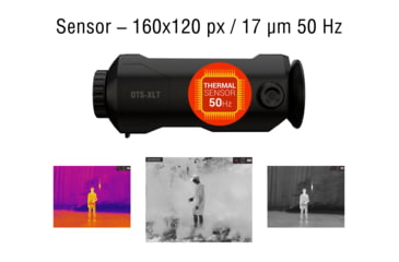 Image of ATN OTS-XLT 2-8x Thermal Viewer, 19mm, 160x120, Black, TIMNOXL119X
