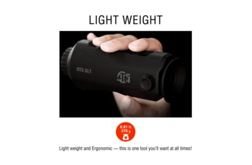 Image of ATN OTS-XLT 2-8x Thermal Viewer, 19mm, 160x120, Black, TIMNOXL119X