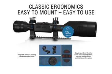 Image of ATN ThOR 4, 384x288 Sensor, 1.25-5x Thermal Smart HD Rifle Scope w/WiFi, GPS, Black, TIWST4381A
