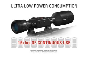 Image of ATN ThOR 4 Thermal Smart HD Rifle Scope, 2-8x25mm, Black, TIWST4382A