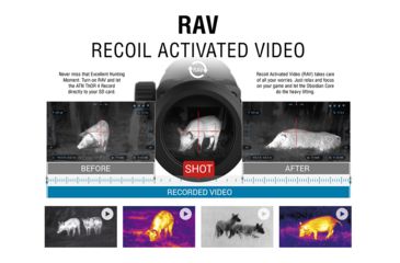 Image of ATN ThOR 4 Thermal Smart HD Rifle Scope, 1-10x19mm, Black, TIWST4641A