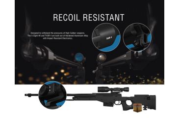 Image of ATN ThOR 4 Thermal Smart HD Rifle Scope, 2.5-25x50mm, Black, TIWST4643A