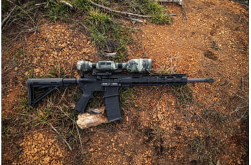 Image of ATN ThOR 4 Thermal Smart HD Rifle Scope, 2.5-25x50mm, Mossy Oak Elements Terra, TIWST4643AET