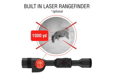 Image of ATN Thor 5 3-24x 640x480 12 Micron Smart HD Thermal Rifle Scope, 30mm Tube w/ Gen 5 Sensor, Multiple Patterns &amp; Color Options Reticle, Black, TIWST5635A