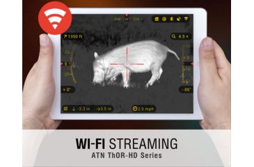 Image of ATN ThOR-HD Thermal Imaging Rifle Scopes, 2-8x, 25 mm, Multiple Patterns &amp; Color Options Reticles, Black, TIWSTH382A