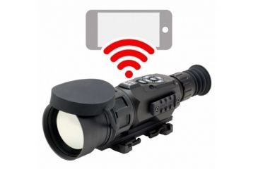 Image of ATN ThOR HD 9-36x, 384x288, 100mm Thermal Rifle Scope w/Video Recording, Wi-Fi, GPS, Smartphone Control via App. Black