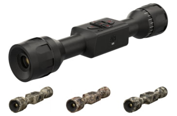 Image of ATN ThOR LT 320 2-4x Thermal Rifle Scope, Black, Mossy Oak Bottomland, Mossy Oak Break-Up Country, Mossy Oak Elemants Terra
