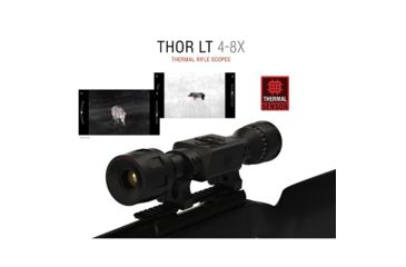 Image of ATN ThOR-LT 4-8x Thermal Rifle Scope, Black, TIWSTLT148X
