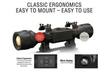 Image of ATN Thor LTV 5-15x Thermal Imaging Rifle Scopes Gen 5, 320x240 w/ Video Recording, Black, TIWSTLTV335X