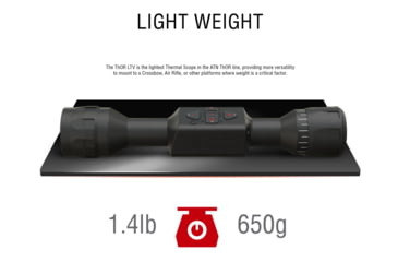 Image of ATN Thor LTV 5-15x Thermal Imaging Rifle Scopes Gen 5, 320x240 w/ Video Recording, Black, TIWSTLTV335X
