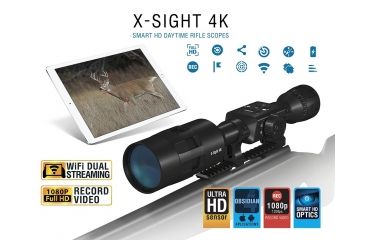 Image of DEMO, ATN X-Sight 4K Buckhunter Daytime Rifle Scope, 5-20x70mm, 30mm Tube, First Focal Plane, Multiple Reticles, DGWSXS5204KB