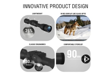 Image of ATN X-Sight 5 LRF 3-15x UHD Smart Day/Night Hunting Rifle Scope, 30mm Tube w/ Gen 5 Sensor, Multiple Patterns &amp; Color Options Reticle, Black, DGWSXS3155LRF