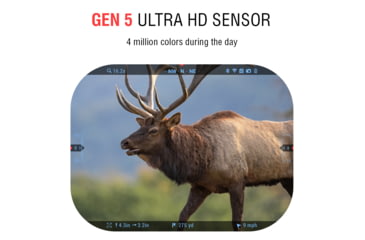 Image of ATN X-Sight 5 LRF 3-15x UHD Smart Day/Night Hunting Rifle Scope, 30mm Tube w/ Gen 5 Sensor, Multiple Patterns &amp; Color Options Reticle, Black, DGWSXS3155LRF