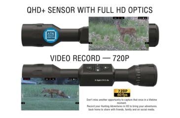 Image of ATN X-Sight LTV 3-9x30mm Day/Night Hunting Rifle Scope, Black, DGWSXS309LTV