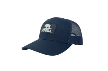 Image of Atoll Board Co Atoll Boards Hat With Rubber iSUP Leash Patch - NAVY /NAVY - NAVY /NAVY, SQ9360470
