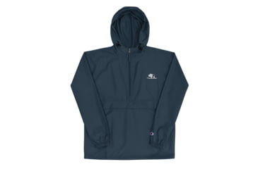 Image of Atoll Board Co Atoll Embroidered Champion Packable Unisex Jacket - Navy, XL - Navy,XL, 628E861415931Navy-XL