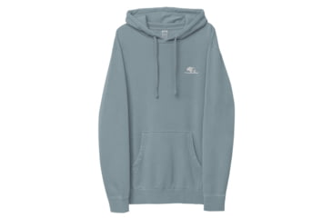 Image of Atoll Board Co Atoll Embroidered Pigment-Dyed Unisex Hoodie - Pigment Slate Blue, 3XL - Pigment Slate Blue,3XL, 628E8E910173EPigment-Slate-Blue-3XL