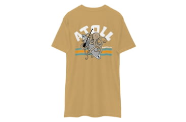 Image of Atoll Board Co Atoll Heavyweight Tee with Octopus and Paddle Board Design - Vintage Gold, 4XL - Vintage Gold,4XL, 628E7F1B6395EVintage-Gold-4XL