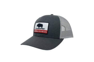 Image of Atoll Board Co Atoll Republic Trucker Hat - Mesh Back - Charcoal - Charcoal, SQ8504700