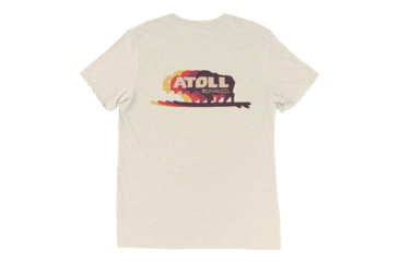 Image of Atoll Board Co Atoll Triblend Tee with Color Shift Logo - Oatmeal Triblend, XS - Oatmeal Triblend,XS, 628E57AA6F033Oatmeal-Triblend-XS