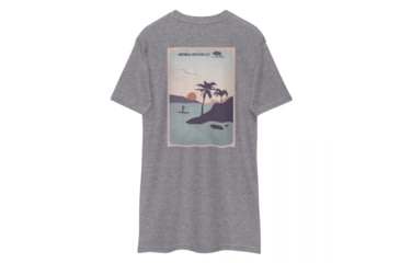 Image of Atoll Board Co Mens premium heavyweight tee with Atoll Island Paddle Graphic - Carbon Grey, 4XL - Carbon Grey,4XL, 62C6041422987Carbon-Grey-4XL