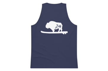 Image of Atoll Board Co Mens Tank Top with Atoll Bison Logo - Harbor Blue, M - Harbor Blue,M, 62905363E2E77Harbor-Blue-M