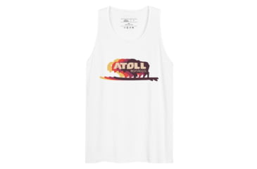 Image of Atoll Board Co Mens Tank Top With Atoll Color Shift Logo - White, XL - White,XL, 628E5AD7CA647White-XL