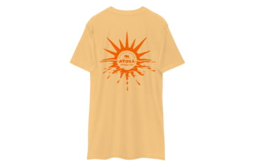Image of Atoll Board Co Mens Tee with Atoll Horizon Sunset Graphic - Vintage Gold, M - Vintage Gold,M, 64518F91B8F52Vintage-Gold-M