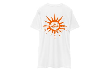 Image of Atoll Board Co Mens Tee with Atoll Horizon Sunset Graphic - White, S - White,S, 64518F91B8F52White-S