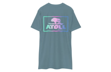 Image of Atoll Board Co Premium Heavyweight Tee with Atoll Color Blend Graphic - Agave, 3XL - Agave,3XL, 637BC5E49E00BAgave-3XL