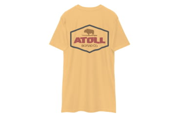 Image of Atoll Board Co Premium Heavyweight Tee with Atoll Dimond Graphic - Vintage Gold, L - Vintage Gold,L, 637BCA3C91AA6Vintage-Gold-L
