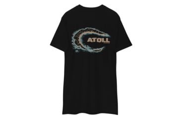 Image of Atoll Board Co Premium Heavyweight Tee with Atoll Island Graphic - Black, XL - Black,XL, 637BD6D4C0913Black-XL