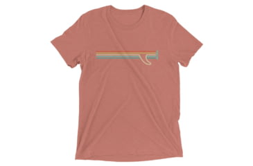 Image of Atoll Board Co Short sleeve t-shirt with Atoll Fin Graphic - Mauve Triblend, XS - Mauve Triblend,XS, 62F2B4F6845AAMauve-Triblend-XS