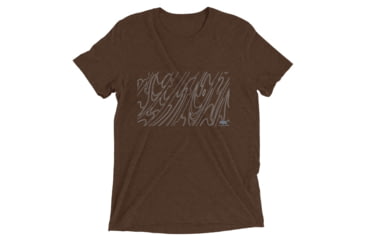 Image of Atoll Board Co Short sleeve triblend t-shirt with Atoll Grain Graphic - Brown Triblend, XS - Brown Triblend,XS, 62C5FDD466DD4Brown-Triblend-XS